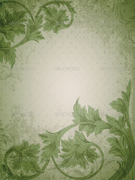 Green Vintage Background By Artness Graphicriver