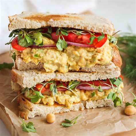 chickpea salad sandwich it s all good vegan