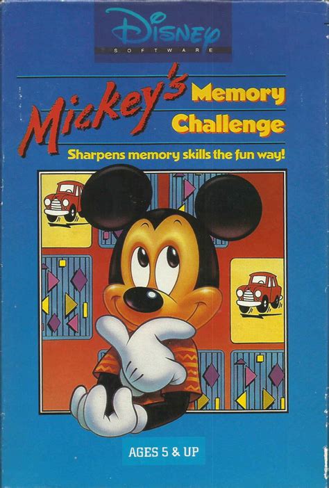 Mickeys Memory Challenge 1990 Box Cover Art Mobygames