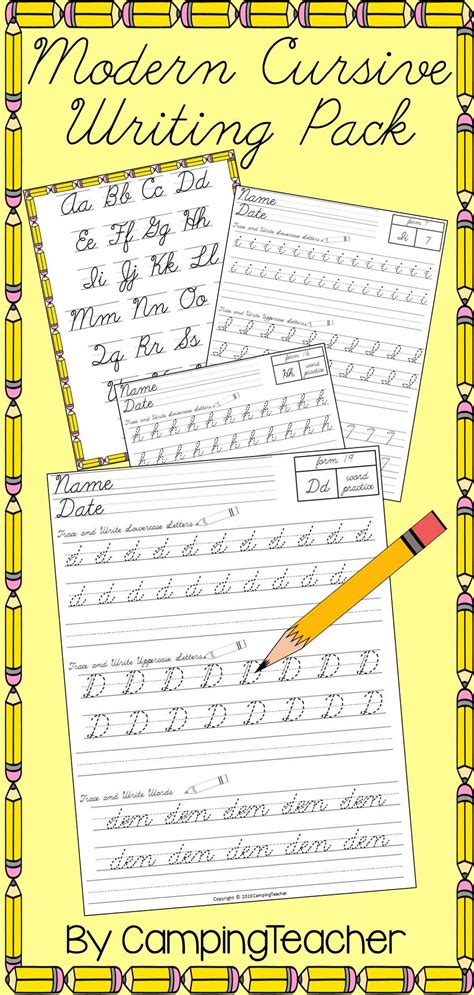 D Nealian Cursive Handwriting Worksheets Free Kidsworksheetfun