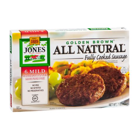 Jones Golden Brown All Natural Fully Cooked Sausage Mild Ct Reviews