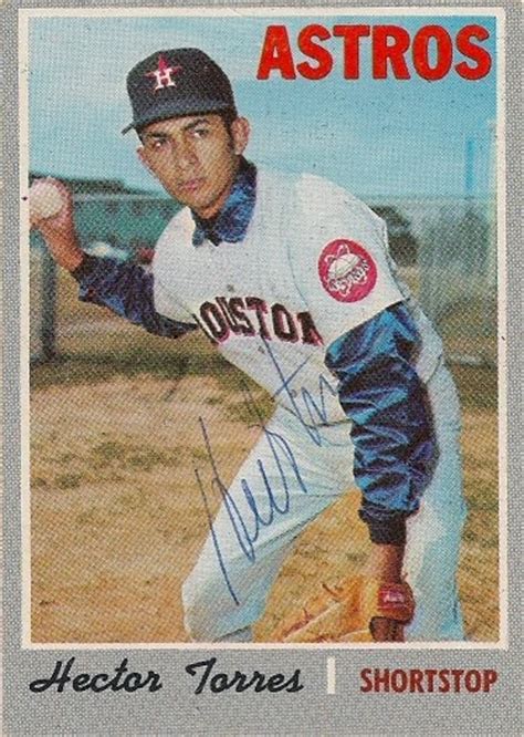 Astros Baseball Cards Hector Torres La Malita