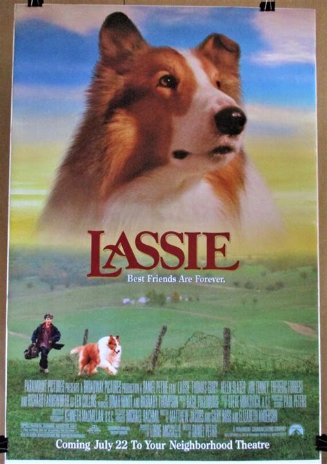 Lassie 1994 Original 27x40 Movie Poster Collie Dog Etsy