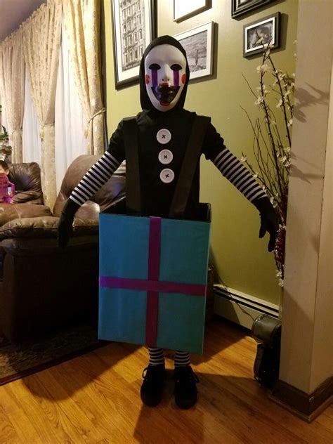 Five Nights At Freddys Marrionette Costume Halloween 2016 My Son Max