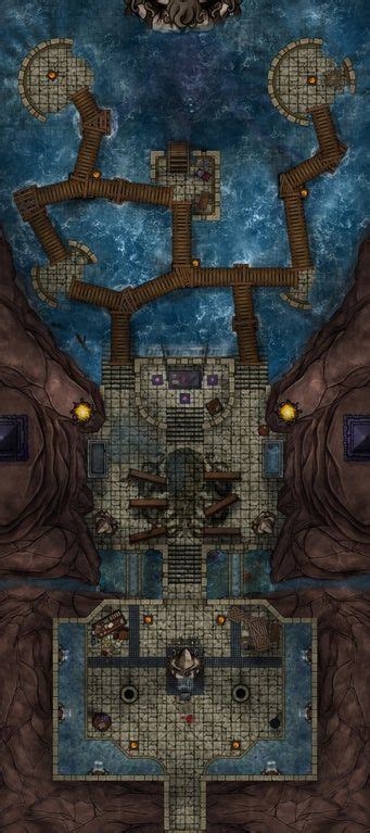 Art 20x45 The Krakens Throne Battle Map Battlemaps Kraken