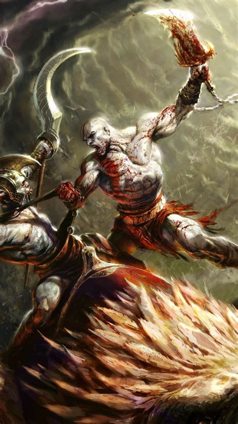 Kratos Vs Zeus Wallpapers Wallpaper Cave
