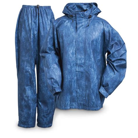 Onyx Tri Laminate Rain Jacket And Pants Blue 227173 Rain Jackets