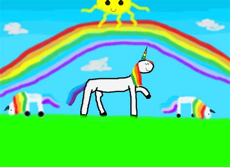 Rainbow Unicorn Land D By Lillytheleafeon On Deviantart