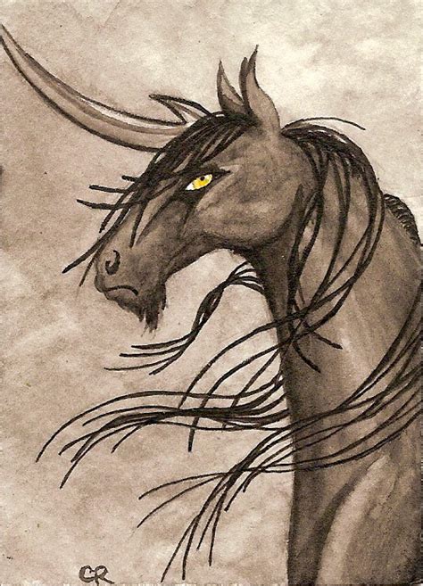 Black Unicorn By Tee Kyrin On Deviantart