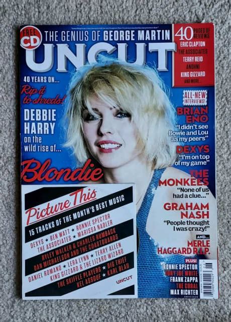 Uncut Magazine June 2016 Issue Debbie Harry Front Cover Magazines