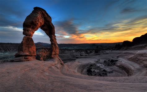 Wallpaper Delicate Arch Arches National Park Utah Usa 1920x1200 Hd
