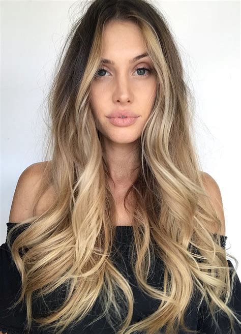 Pinterest Deborahpraha ♥️ Long Hair With Balayage And Blonde Ombre