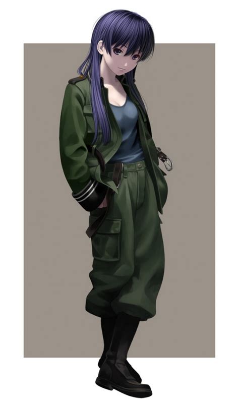 Image Cool Anime Military Girl Akuma Hub Wiki