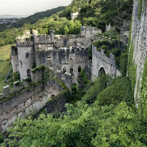 Ruined Castle A Sprawling Castle Complex In Wales Left For Many