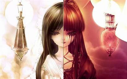 Split Personality Anime Wallpapers Dark Manga Drawing