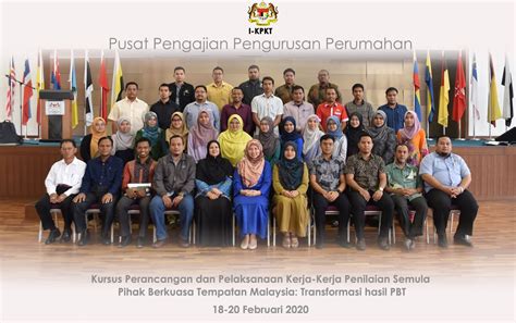 Khamis 27 ogos 2020 07:19 pm. Kursus Perancangan dan Pelaksanaan Kerja-Kerja Penilaian ...