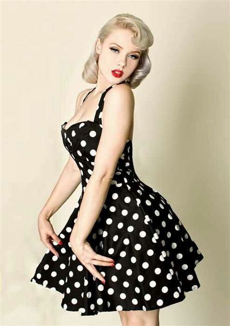 Details About New Polka Dot Sun Tube Dress Vintage Style Rockabilly Pin Up Prom Summer Casual