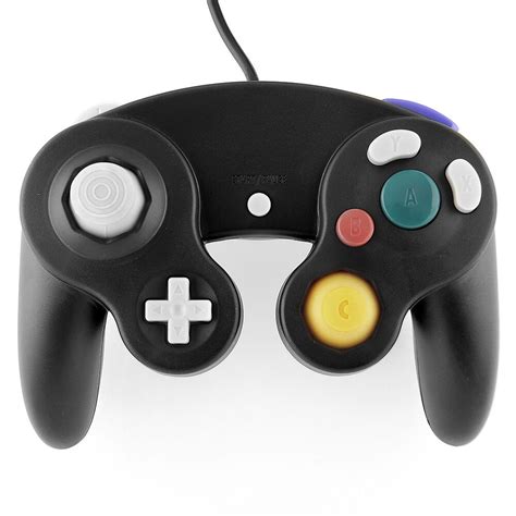 Black Shock Game Controller Pad For Nintendo Gamecube Gc