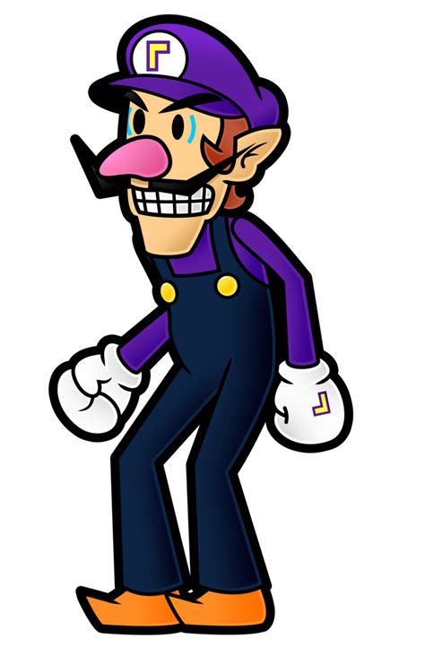 Super Mario Paper Waluigi By Joshuat1306 On Deviantart