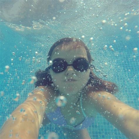 Cristen And Megan S Spot — Meg’s Underwater Selfie Gopro Swimming