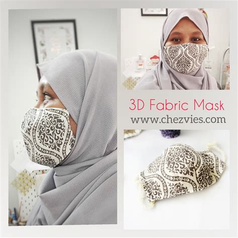 Includes optional nose wire and optional filter pocket. Pdf Pattern 3D Fitted Face Mask with Filter Pocket