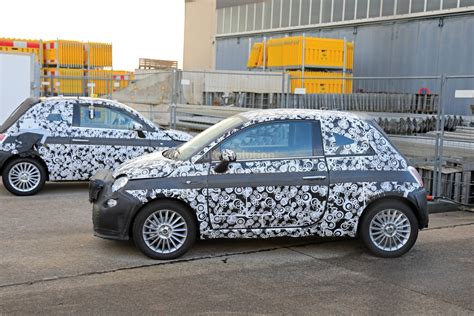 2021 Fiat 500e Electric Car Spied With 4wd High Button Rotary Gear