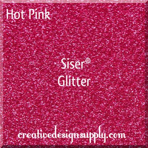 Hot Pink Siser Glitter 20 Creative Design And Supply Llc