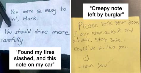 People Share The Most Disturbing Anonymous Notes That Someone Left