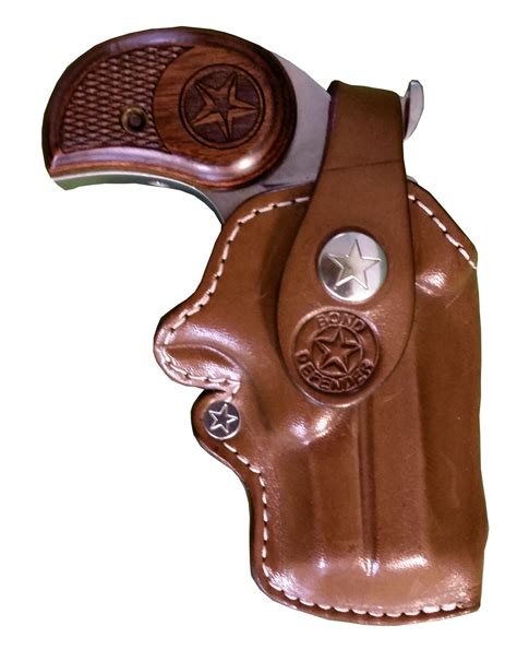 USA MADE Bond Arms Barrel Derringer Handmade Leather Derringer Holster Pistol