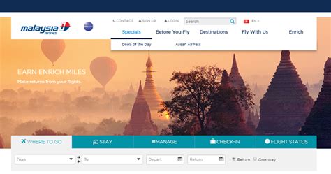 Enrich Miles How To Use Malaysia Airlines Rewards