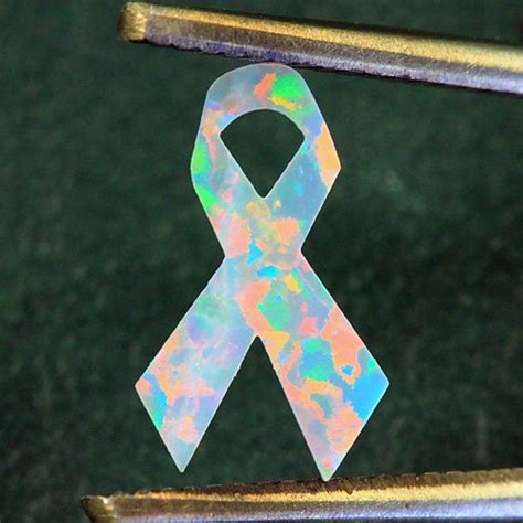 Gilson Created Opal White Ribbon Opals
