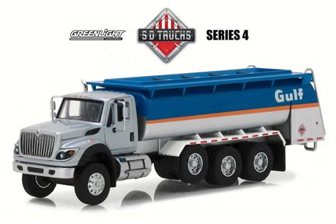 2018 International Workstar Tanker Truck Gulf Oil Blue W Silver