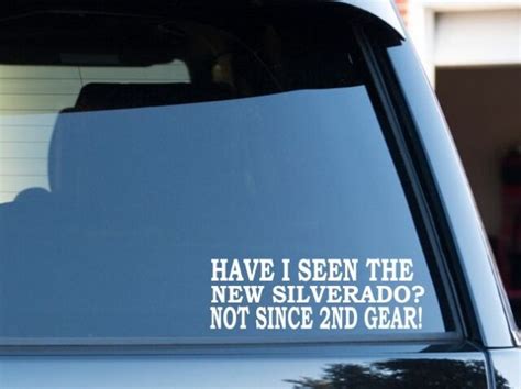 Have I Seen The New Silverado Funny Ford Powerstroke Decal Sticker Ebay