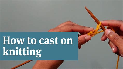 How To Cast On Knitting Youtube