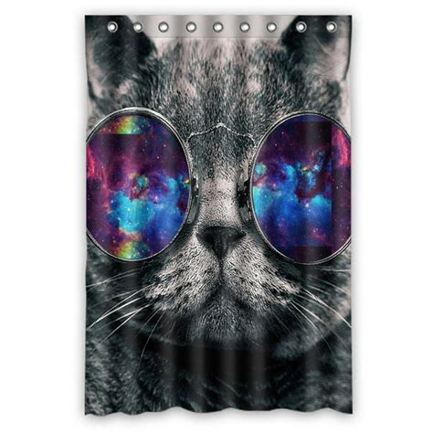 Gckg Galaxy Hipster Cat Wear Color Sunglasses Waterproof Polyester