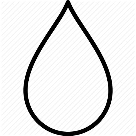 Rain Drop Outline Free Download On Clipartmag