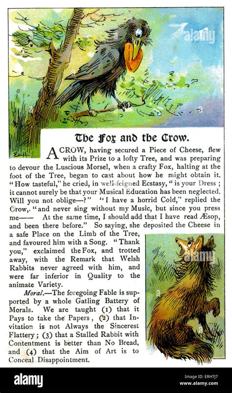 The Fox And The Crow Fable Originally By Aesop Aesop Esop Greek