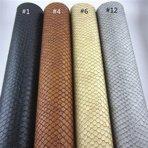 Buy 30 X 134cm Snake Fabric Pu Leather Fabric