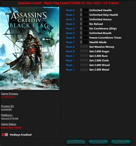 Assassin S Creed Black Flag Trainer V Invictus