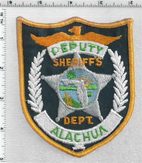 Alachua County Sheriffs Dept Florida 3rd Issue Shoulder Patch Ebay