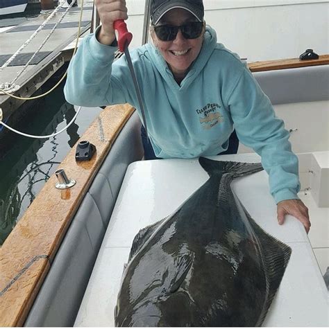 Caught 50 Pound Halibut Halibut Fish