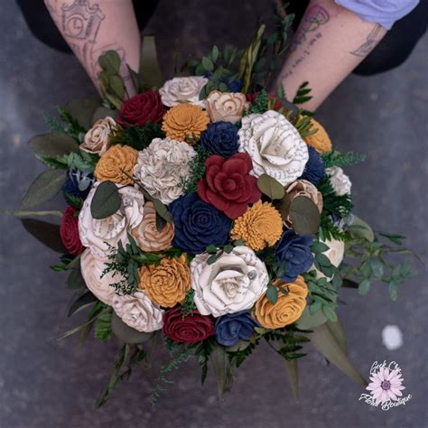Name a famous magical painting. Harry Potter themed Wedding Bridal Bouquet made with Sola ...