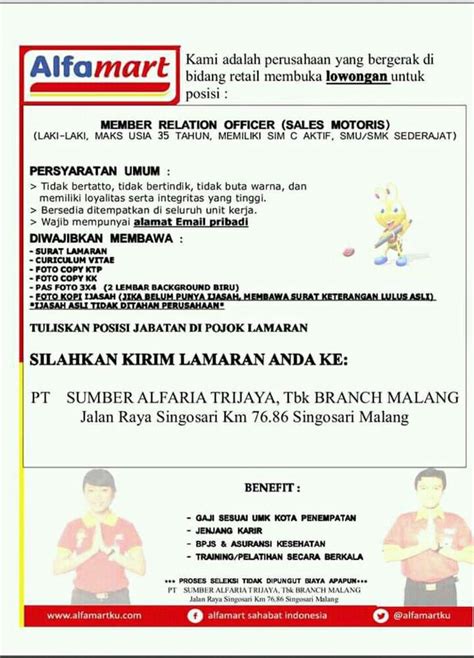 Intan.yaniar@component.astra.co.id recruitment@component.astra.co.id pt.sharp indonesia email : Alamat Email Pt Sumber Alfaria Trijaya - Berbagai Alamat