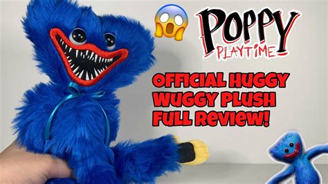 Official Poppy Playtime Huggy Wuggy Plush Full Review Youtube