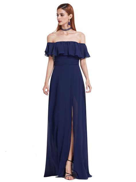 ever pretty us long cocktail prom gowns off shoulder bridesmaids dresses 07171 ebay
