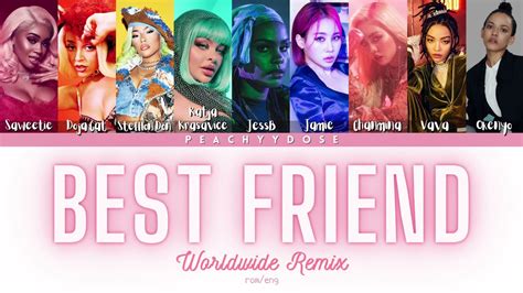 Saweetie Best Friend Worldwide Remix Ft Various Artists Lyrics
