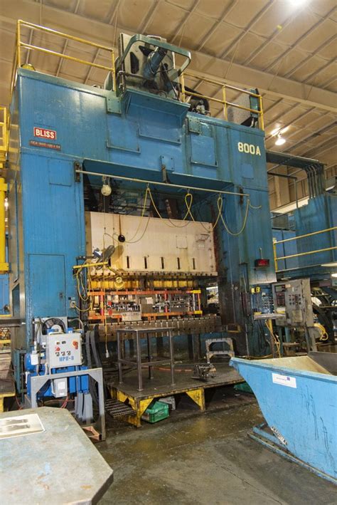 800 Ton Press 2 Ohio Valley Manufacturing Inc