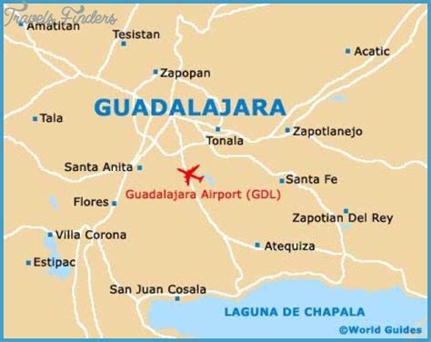 Guadalajara Map Tourist Attractions