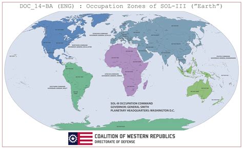 Coalition Occupied Earth Commission By Rvbomally Alternate History