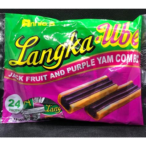 Annies Langka Ube Combo Candy Kutkutin Pinoy Classic Snacks Jackfruit Purple Yam Chichirya